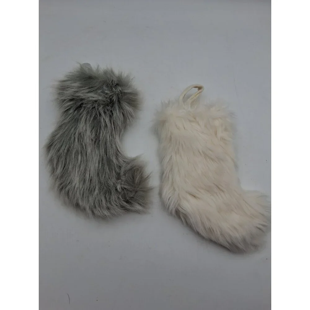 Wondershop Target Faux Fur Christmas Stockings Plush 8